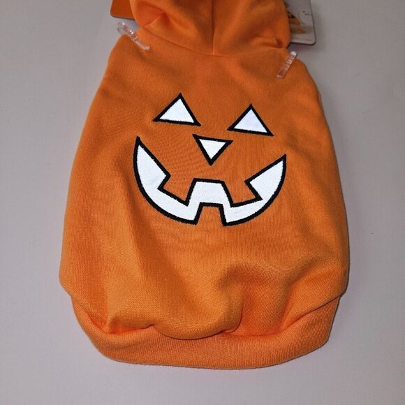 NEW Reflective Jack-O Lantern Cat Dog Pet Halloween Costume Small (Up to 20 lbs) - Picture 4 of 9